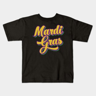 Vintage Mardi Gras Kids T-Shirt